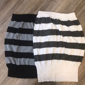 Bundle of 2 Comfortable Strapless Tops
